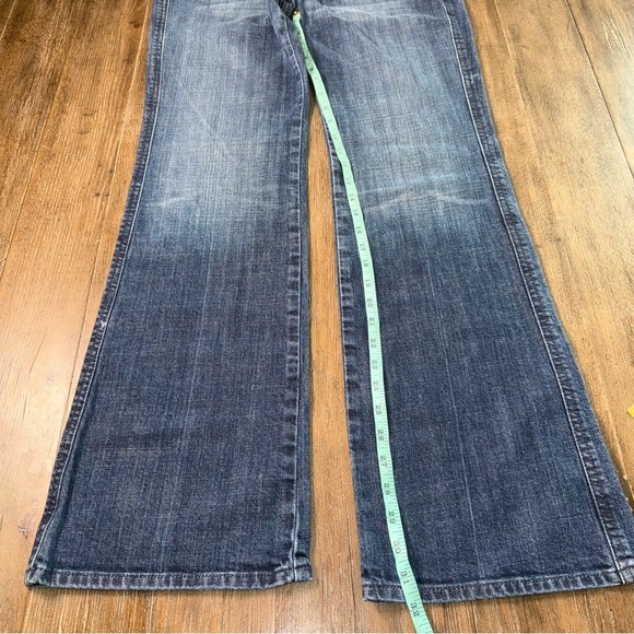 Express DPD Bootcut Jeans Low Rise Y2K Blue - Picture 6 of 9